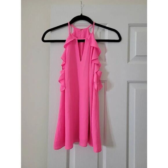 Lilly Pulitzer Ruffle Halter Top S - Picture 1 of 9